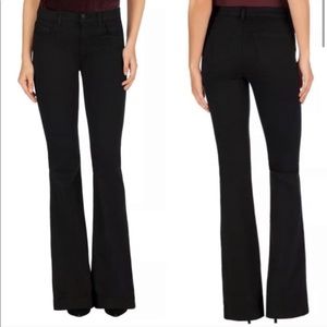 J Brand Maria Flare in Seriously Black